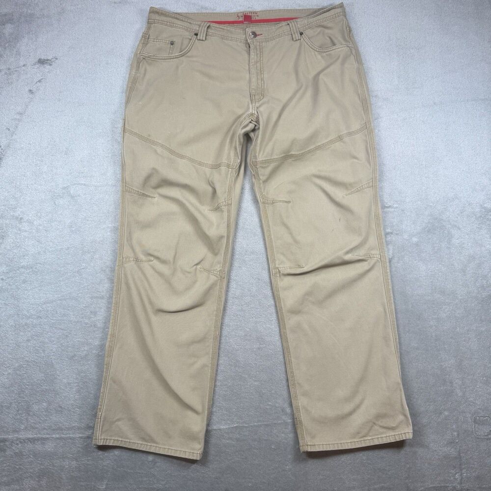 Eastern Mountain Sports Pants Men’s 40x32 Khaki Fencemender Classic Straight Leg